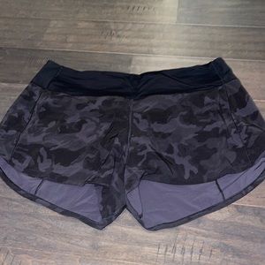 Lululemon athletic camouflage shorts